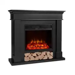 Netto Marken-Discount Las Pilas Elektrokamin Heizlüfter 900/1800W Wochentimer Fernbedienung Schwarz Angebot