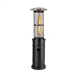 Netto Marken-Discount Goldflame Terrassenheizstrahler Gasheizer 11,2 kW Temperglas mobil Edelstahl Schwarz Angebot