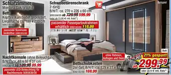 Poco Schlafzimmer, Schwebetürenschrank oder Nachtkonsole Angebot