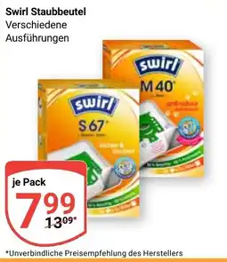 Globus Swirl Staubbeutel Angebot