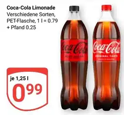 Globus Coca-Cola Limonade Angebot