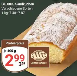 Globus GLOBUS Sandkuchen Angebot