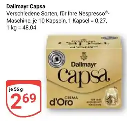 Globus Dallmayr Capsa Angebot