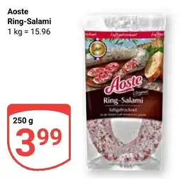 Globus Aoste Ring-Salami Angebot