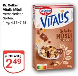Globus Dr. Oetker Vitalis Müsli Angebot
