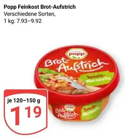 Globus Popp Feinkost Brot-Aufstrich Angebot
