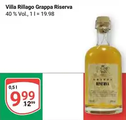 Globus Villa Rillago Grappa Riserva Angebot
