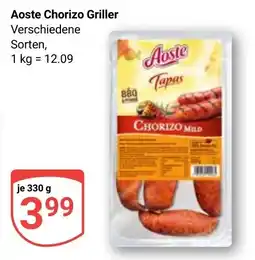 Globus Aoste Chorizo Griller Angebot