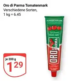 Globus Oro di Parma Tomatenmark Angebot