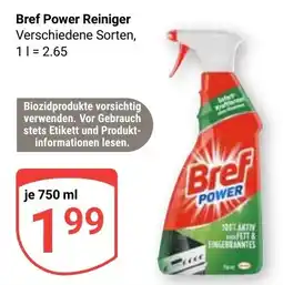 Globus Bref Power Reiniger Angebot