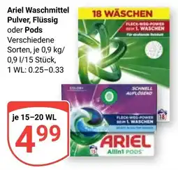 Globus Ariel Waschmittel Angebot