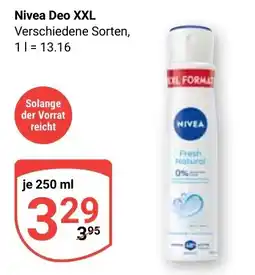 Globus Nivea Deo XXL Angebot