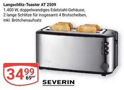 Globus Langschlitz-Toaster AT 2509 SEVERIN Angebot