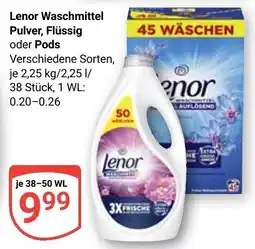 Globus Lenor Waschmittel Angebot