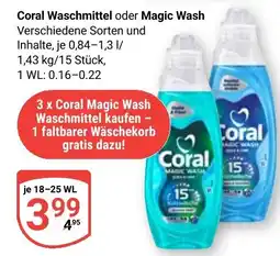 Globus Coral Magic Wash Waschmittel Angebot