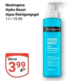Globus Neutrogena Hydro Boost Aqua-Reinigungsgel Angebot
