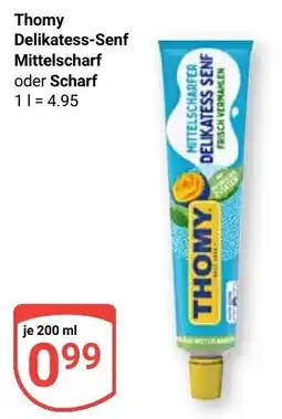 Globus Thomy Delikatess-Senf Angebot