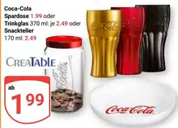 Globus Coca-Cola Spardose Angebot
