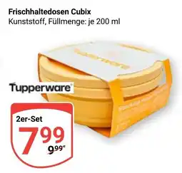 Globus Frischhaltedosen Cubix Tupperware Angebot