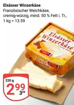 Globus Elsässer Winzerkäse Angebot