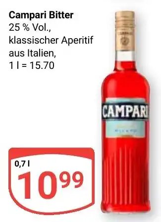 Globus Campari Bitter Angebot