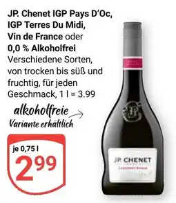Globus JP Chenet IGP Pays D'Oc Angebot