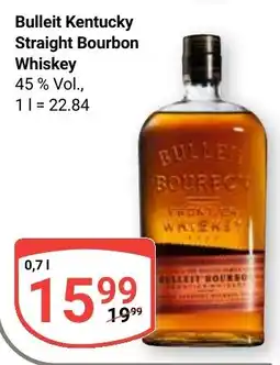 Globus Bulleit Kentucky Straight Bourbon Whiskey Angebot
