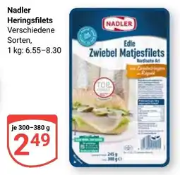 Globus Nadler Edle Zwiebel Matjesfilets Angebot