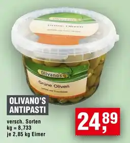 Handelshof Olivano's Grüne Oliven Angebot