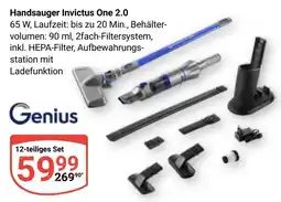 Globus Handsauger Invictus One 2.0 Genius Angebot