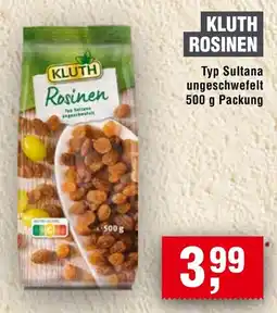 Handelshof KLUTH Rosinen Angebot