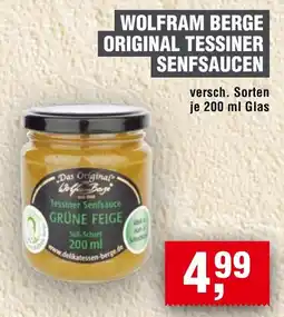 Handelshof WOLFRAM BERGE ORIGINAL TESSINER SENFSAUCEN Angebot