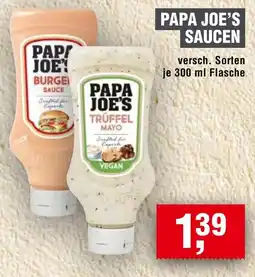 Handelshof PAPA JOE'S SAUCEN Angebot