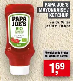 Handelshof PAPA JOE'S BIO TOMATEN KETCHUP Angebot