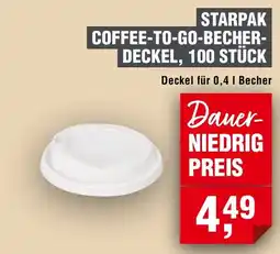 Handelshof STARPAK COFFEE-TO-GO-BECHER-DECKEL Angebot
