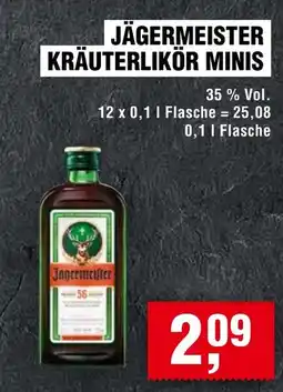 Handelshof Jägermeister Kräuterlikör Minis Angebot