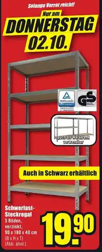 B1 Discount Baumarkt Schwerlast-Steckregal Angebot