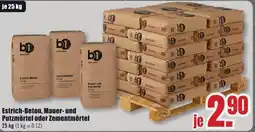 B1 Discount Baumarkt b1 Estrich-Beton, Mauer- und Putzmörtel Angebot