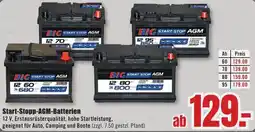 B1 Discount Baumarkt BIG Start-Stop AGM-Batterien Angebot