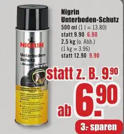 B1 Discount Baumarkt Nigrin Unterboden-Schutz Angebot