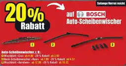 B1 Discount Baumarkt BOSCH Auto-Scheibenwischer Angebot