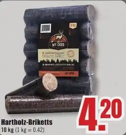 B1 Discount Baumarkt Hartholz-Briketts MY DEER Angebot