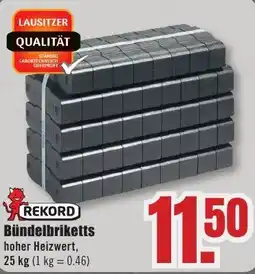 B1 Discount Baumarkt REKORD Bündelbriketts Angebot