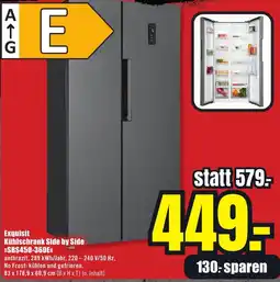 B1 Discount Baumarkt Exquisit Kühlschrank Side by Side Angebot