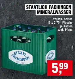 Handelshof Staatlich Fachingen Mineralwasser Angebot