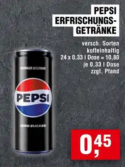 Handelshof PEPSI ERFRISCHUNGSGETRÄNKE Angebot