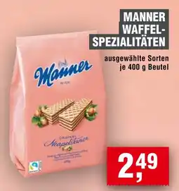 Handelshof Manner Waffel-Spezialitäten Angebot