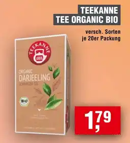Handelshof TEEKANNE TEE ORGANIC BIO Angebot