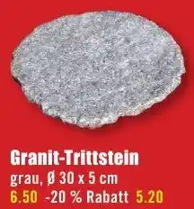 B1 Discount Baumarkt Granit-Trittstein Angebot
