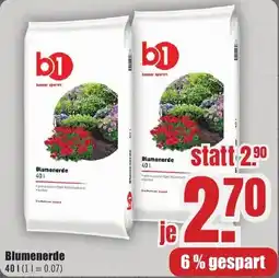 B1 Discount Baumarkt b1 Blumenerde Angebot